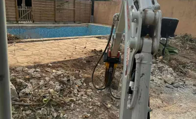 Aménagement extérieur et piscine, Hyères, QR Paysage