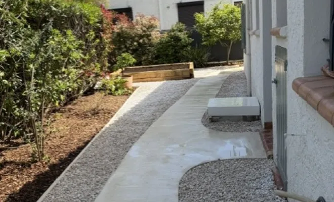 Création jardin , Hyères, QR Paysage