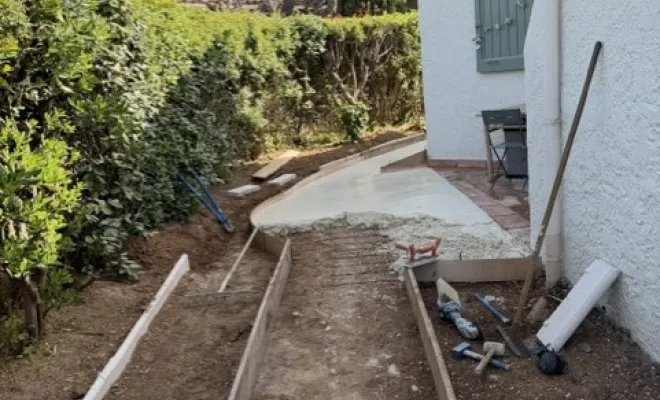 Création jardin , Hyères, QR Paysage